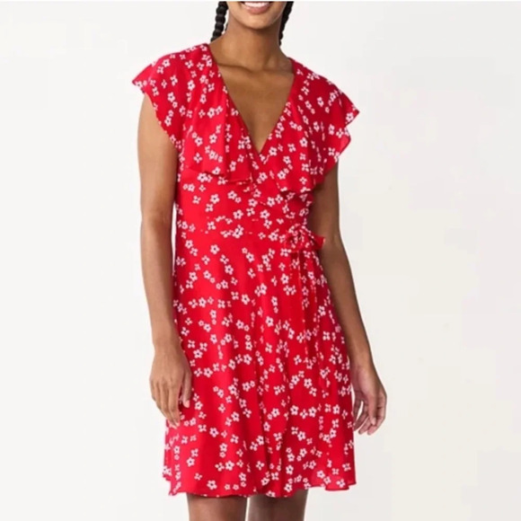 Draper James Floral Wrap Dress - Picture 1 of 3
